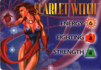 Scarlet Witch 3-Grid Character Card